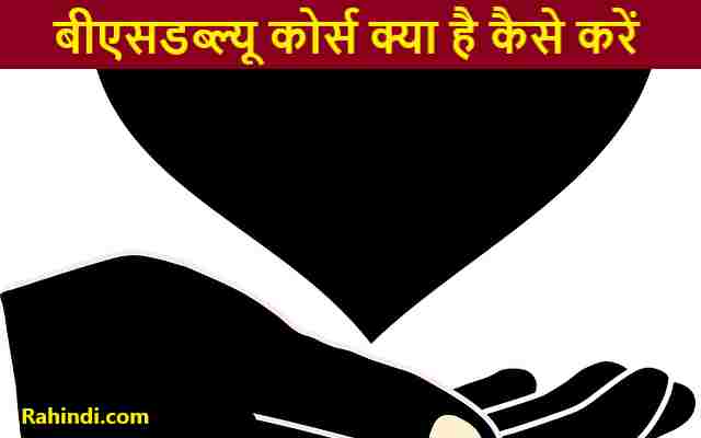 bsw course kya hai kaise kare
